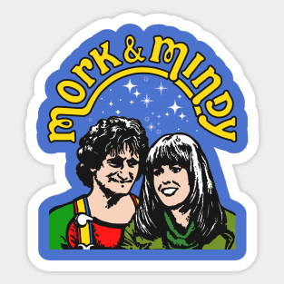 Mork and Mindy Sticker